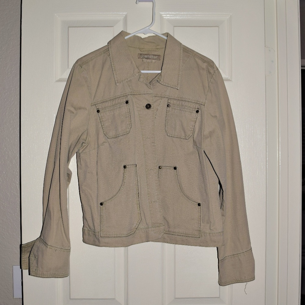 Jeanstar Tan Jacket No Size but Fits Like Large